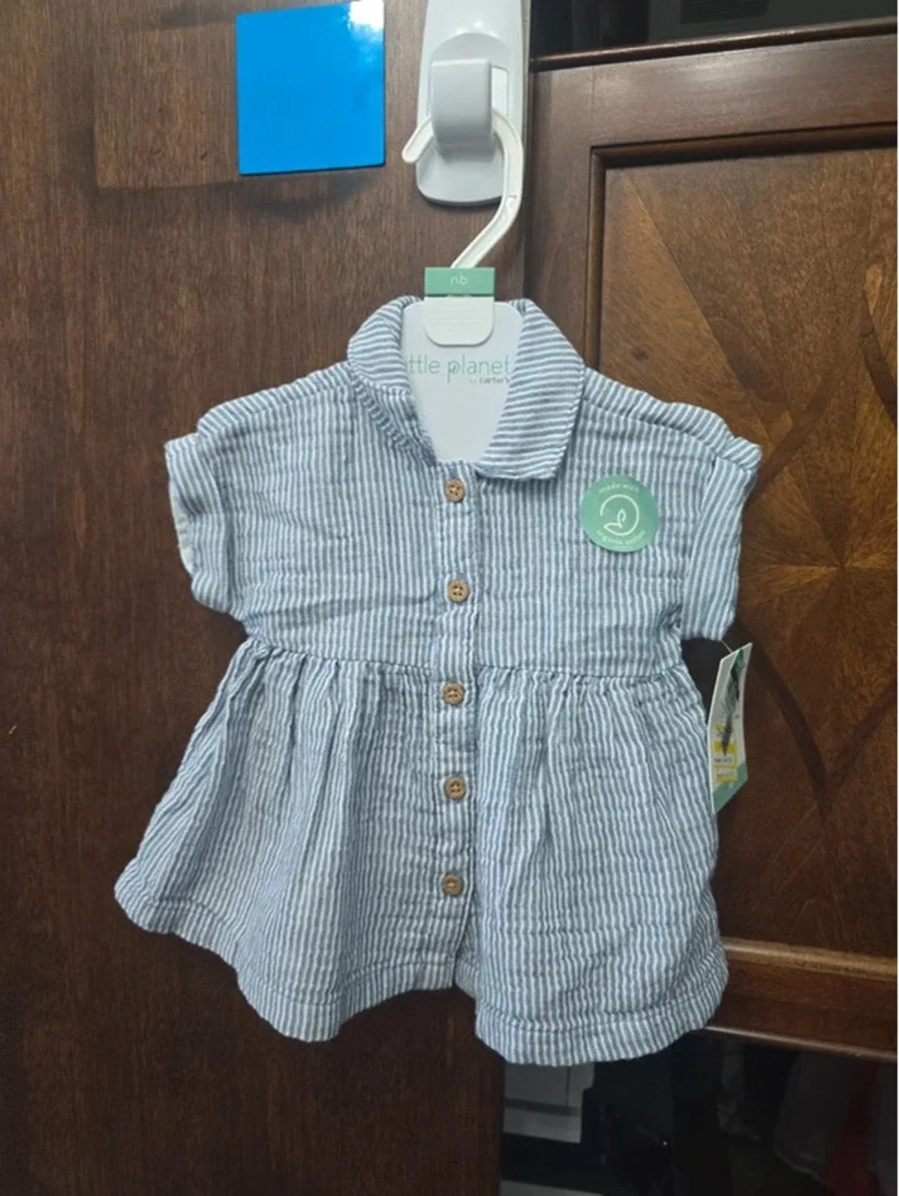 Newborn brand new dress, little planet by carter's item, 235G5